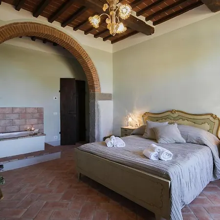 Beautiful Country House Mezzavia With Private Pool In Costiglion Fiorentin 哥尔顿